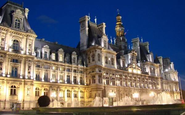 France man made hôtel de ville HD Desktop Wallpaper | Background Image