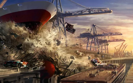 video game Split Second HD Desktop Wallpaper | Background Image