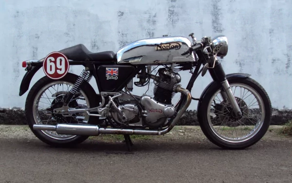 vehicle norton commando cafe racer HD Desktop Wallpaper | Background Image