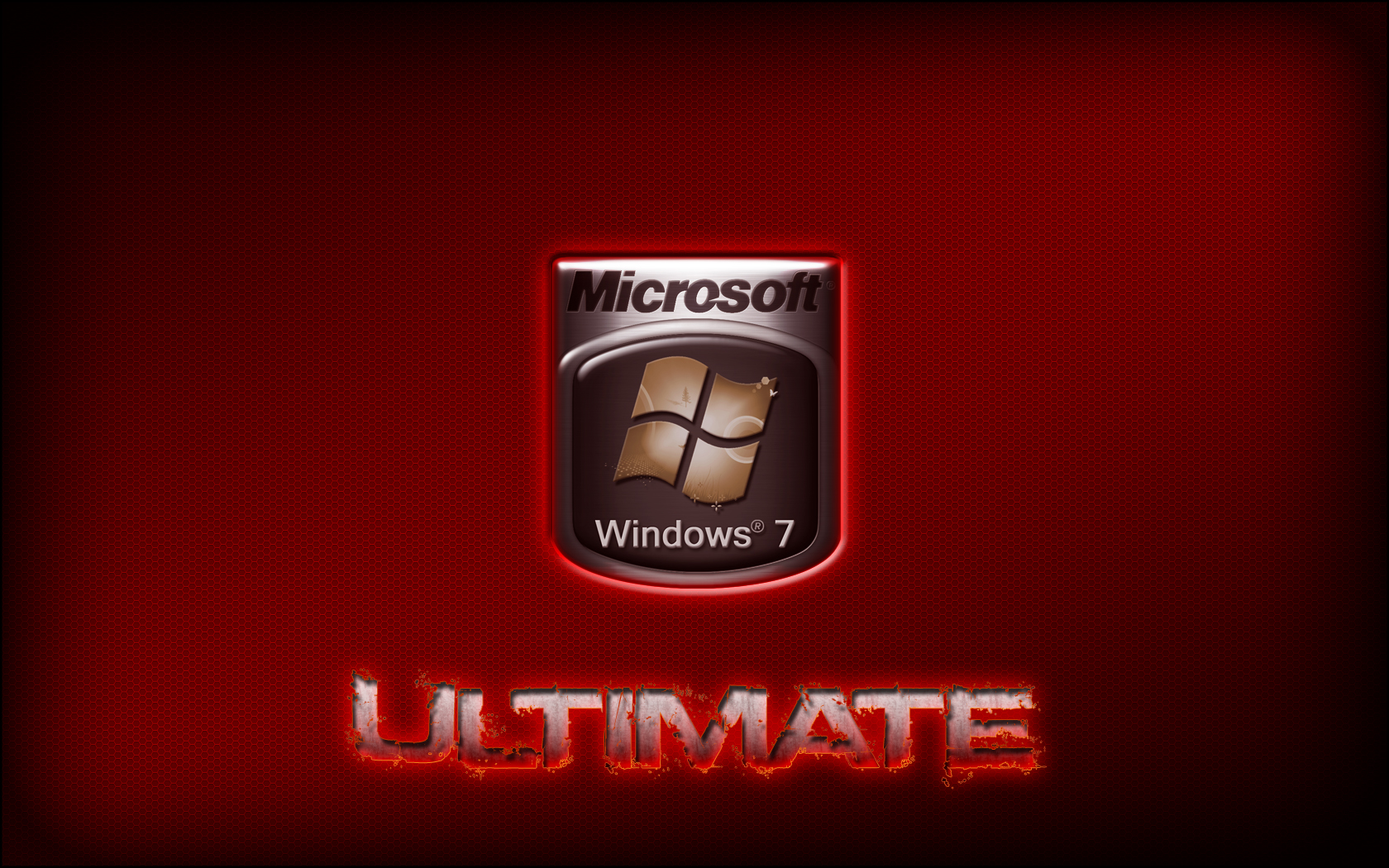 windows 7 wallpaper red