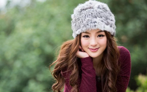 smile cap Chinese woman Jancy Wong HD Desktop Wallpaper | Background Image