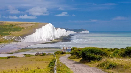 England the white cliffs of dover nature coastline HD Desktop Wallpaper | Background Image