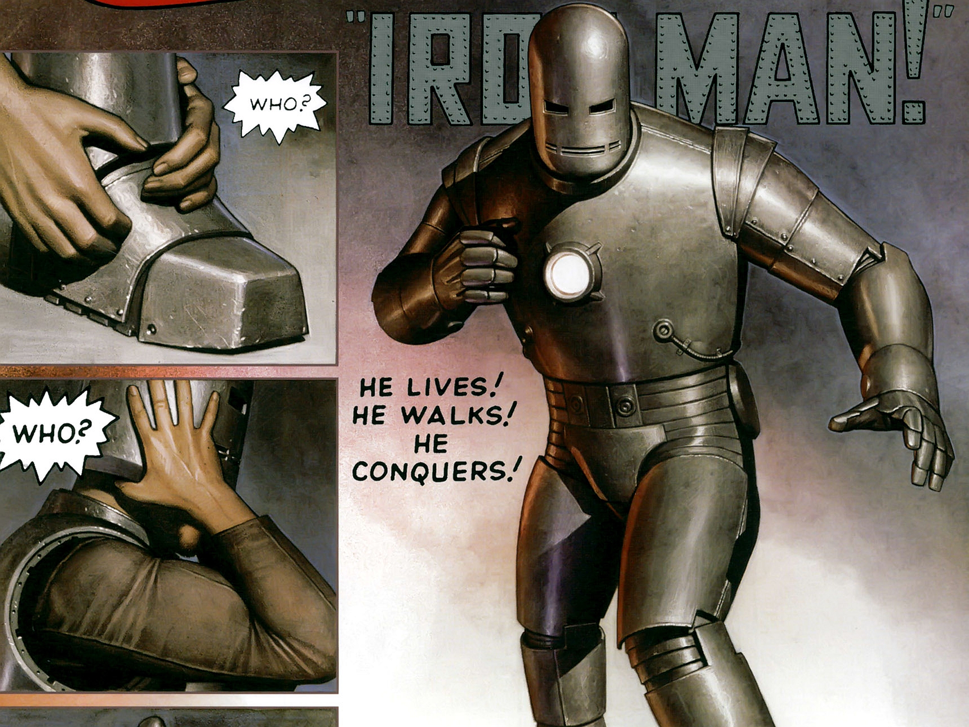 Download Comic Iron Man HD Wallpaper