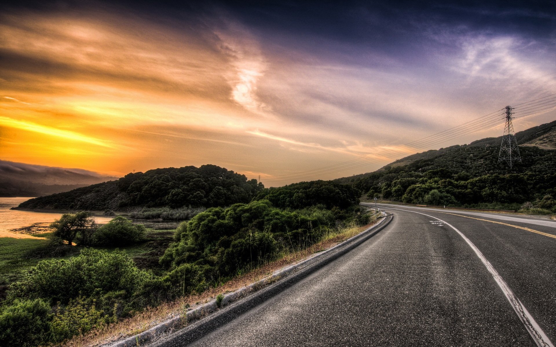 Carretera Fondo de pantalla HD | Fondo de Escritorio ...