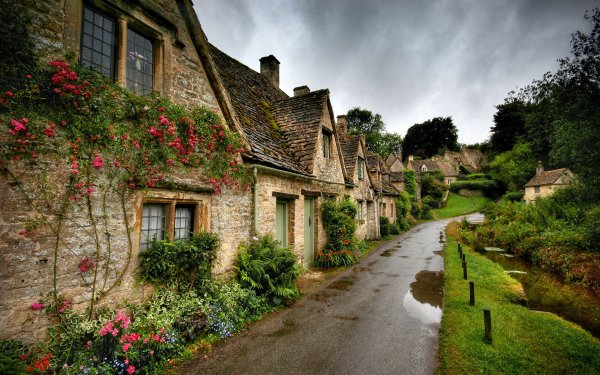 Man Made House Path Garden HD Wallpaper | Background Image