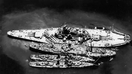 warship battleship military USS South Dakota (BB-57) HD Desktop Wallpaper | Background Image