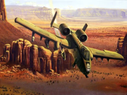 military Fairchild Republic A-10 Thunderbolt II HD Desktop Wallpaper | Background Image