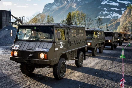 military Pinzgauer High-Mobility All-Terrain Vehicle HD Desktop Wallpaper | Background Image