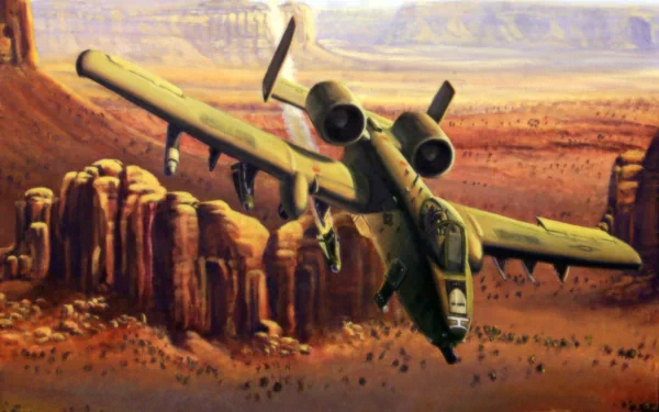 military Fairchild Republic A-10 Thunderbolt II HD Desktop Wallpaper | Background Image