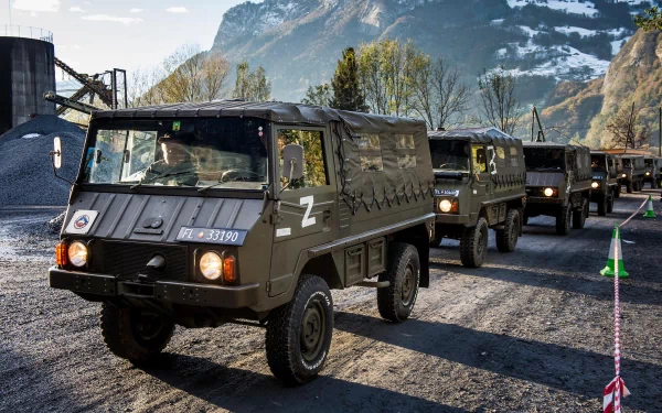 military Pinzgauer High-Mobility All-Terrain Vehicle HD Desktop Wallpaper | Background Image