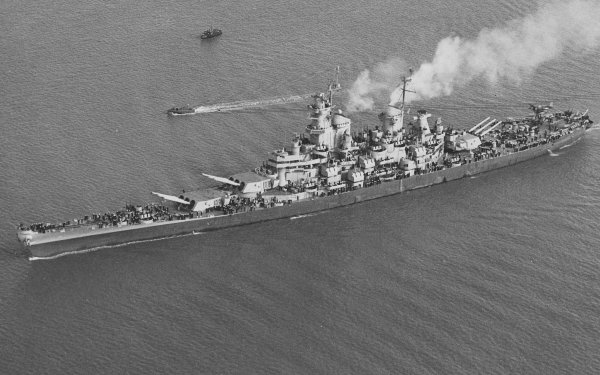 Military USS Iowa (BB-61) Warships United States Navy Battleship Warship HD Wallpaper | Background Image