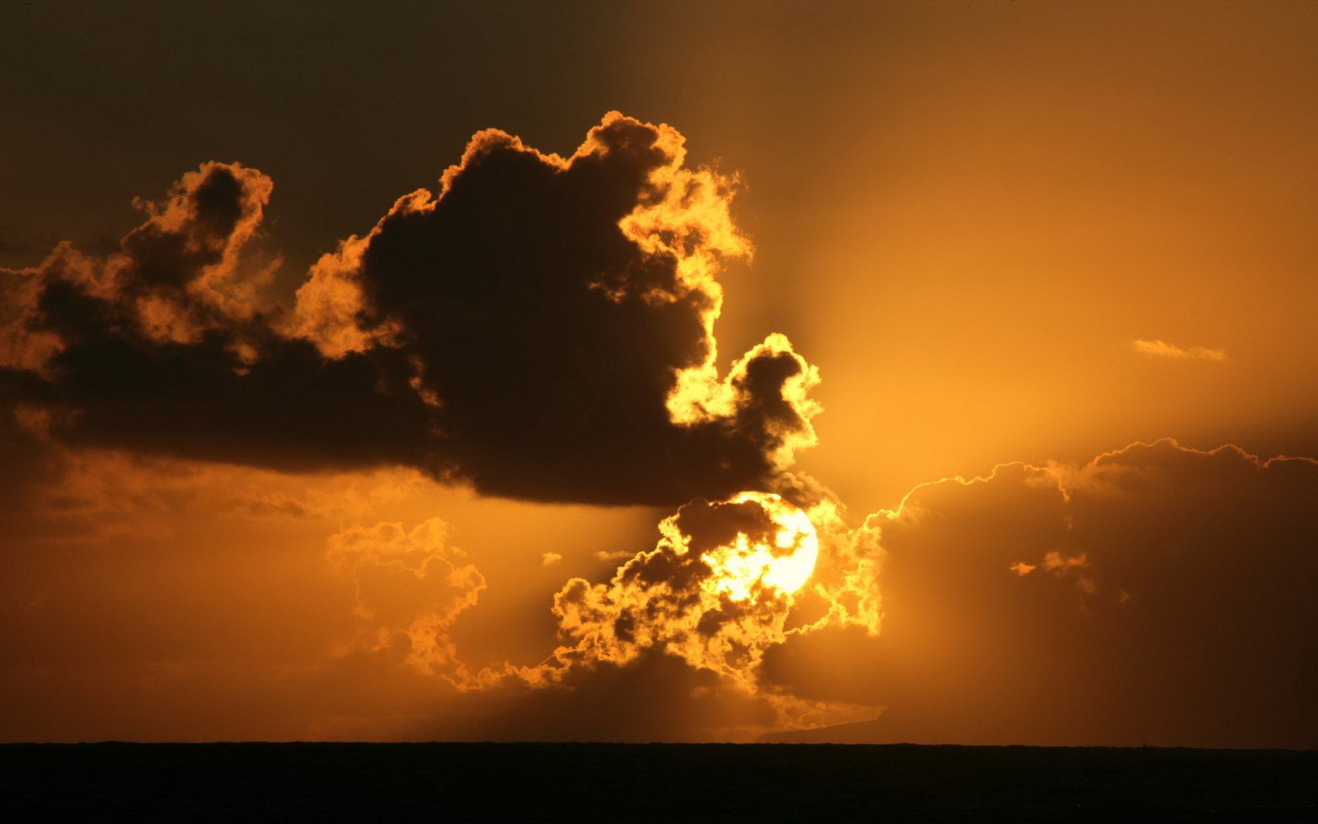 Download Nature Sunset HD Wallpaper