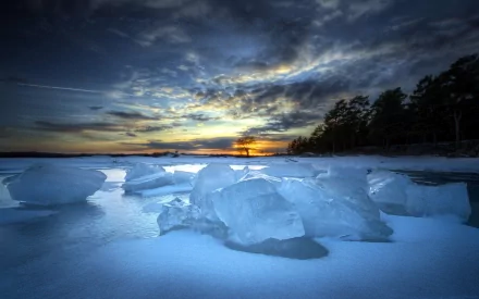 nature ice HD Desktop Wallpaper | Background Image