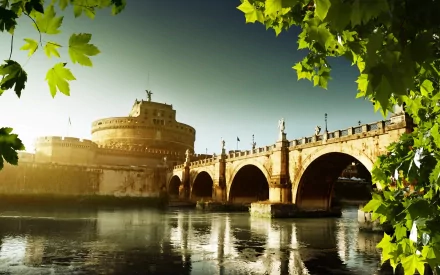man made Castel Sant'Angelo HD Desktop Wallpaper | Background Image