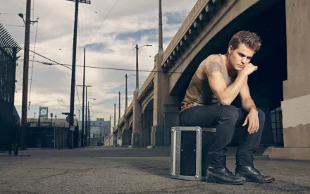 Celebrity paul wesley HD Desktop Wallpaper | Background Image