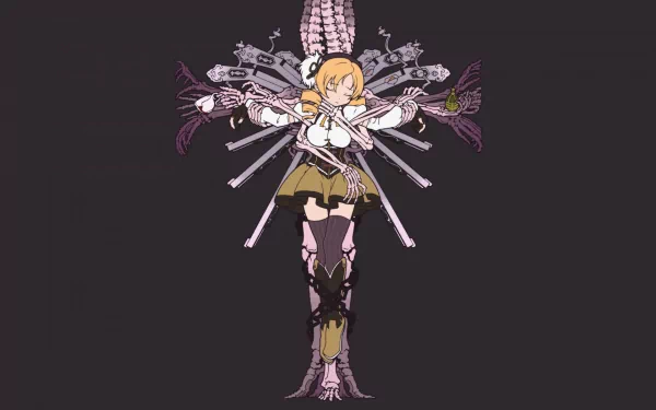 Mami Tomoe Anime Puella Magi Madoka Magica HD Desktop Wallpaper | Background Image