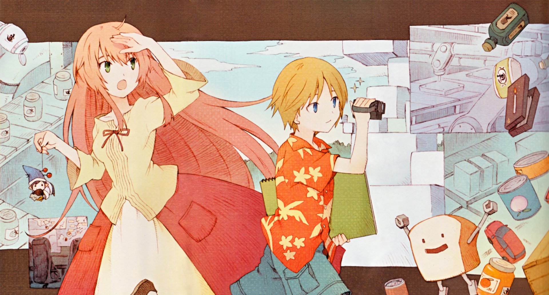 Download Anime Jinrui Wa Suitai Shimashita Wallpaper