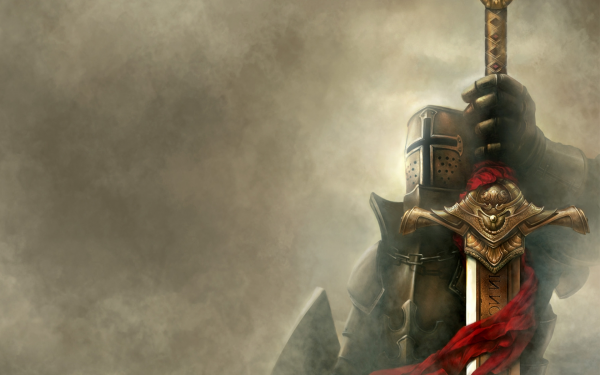 Fantasy Knight Warrior Sword HD Wallpaper | Background Image