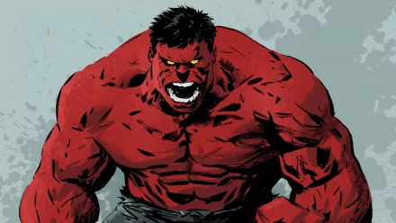 Comic Red Hulk HD Desktop Wallpaper | Background Image