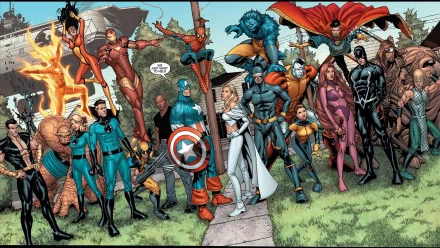 Comic new avengers HD Desktop Wallpaper | Background Image