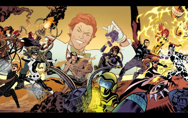 Fortress (Marvel) Hazmat (Marvel) Finesse (Marvel) Comic Avengers Academy HD Desktop Wallpaper | Background Image