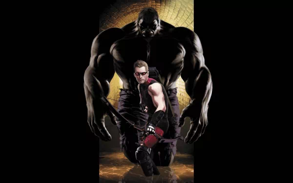 Clint Barton Hulk Comic Hawkeye HD Desktop Wallpaper | Background Image