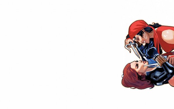 Comics Black Widow Elektra HD Wallpaper | Background Image