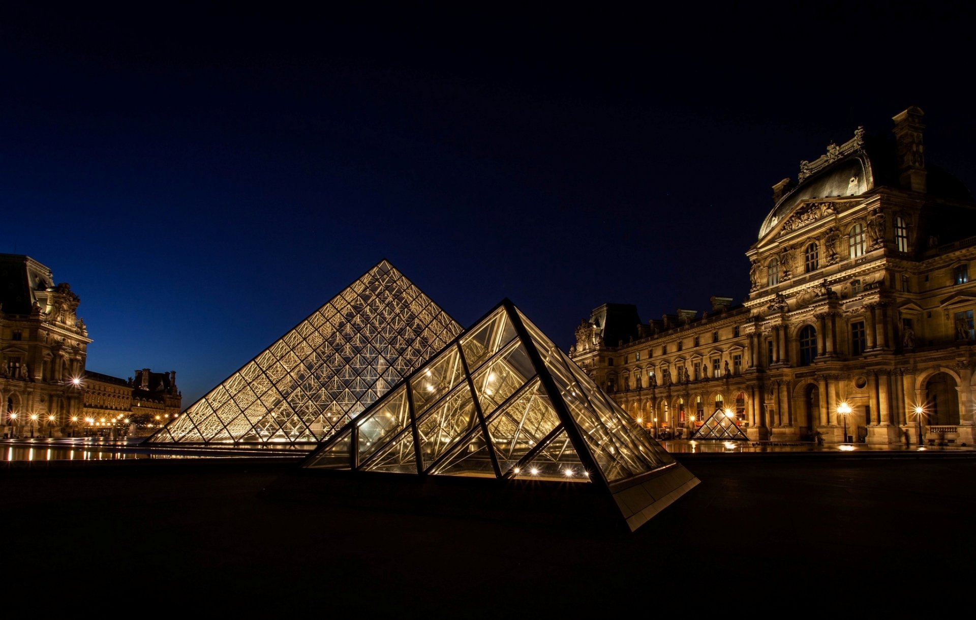 Download Paris Man Made The Louvre HD Wallpaper