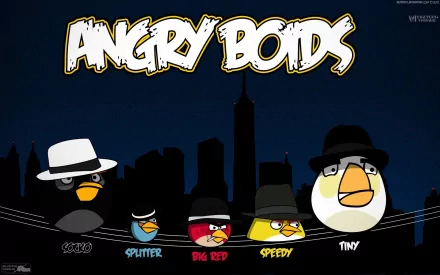 video game Angry Birds HD Desktop Wallpaper | Background Image