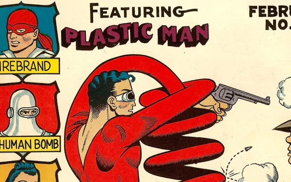 Comic Plastic Man HD Desktop Wallpaper | Background Image