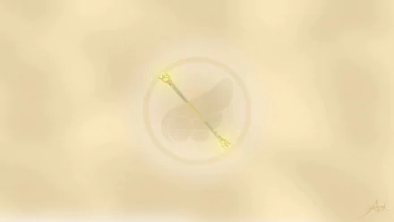 HD PC desktop wallpaper featuring Lux’s signature glowing staff and butterfly emblem from the video game League of Legends.