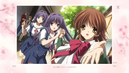 Sanae Furukawa Akio Furukawa Ryou Fujibayashi Kyou Fujibayashi Nagisa Furukawa Anime Clannad HD Desktop Wallpaper | Background Image