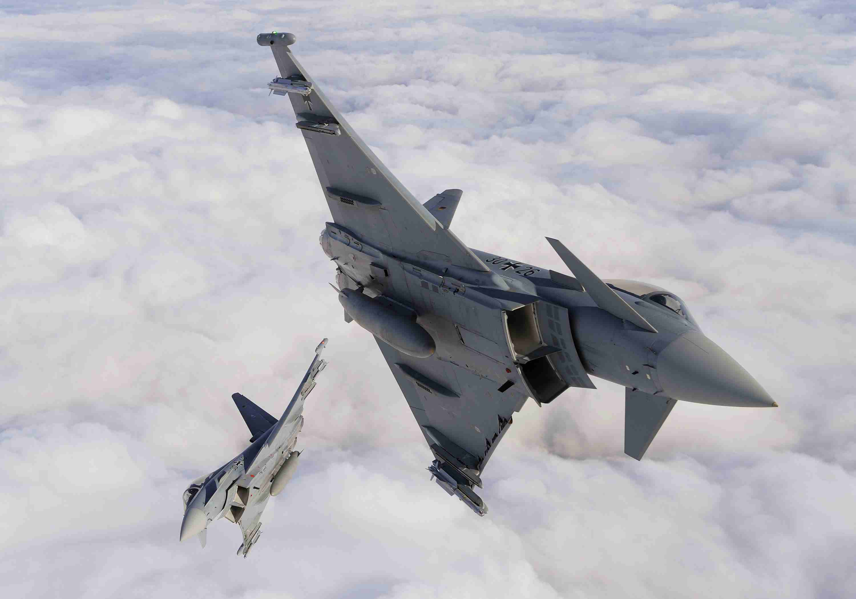 Download Aircraft Warplane Jet Fighter Military Eurofighter Typhoon HD 
