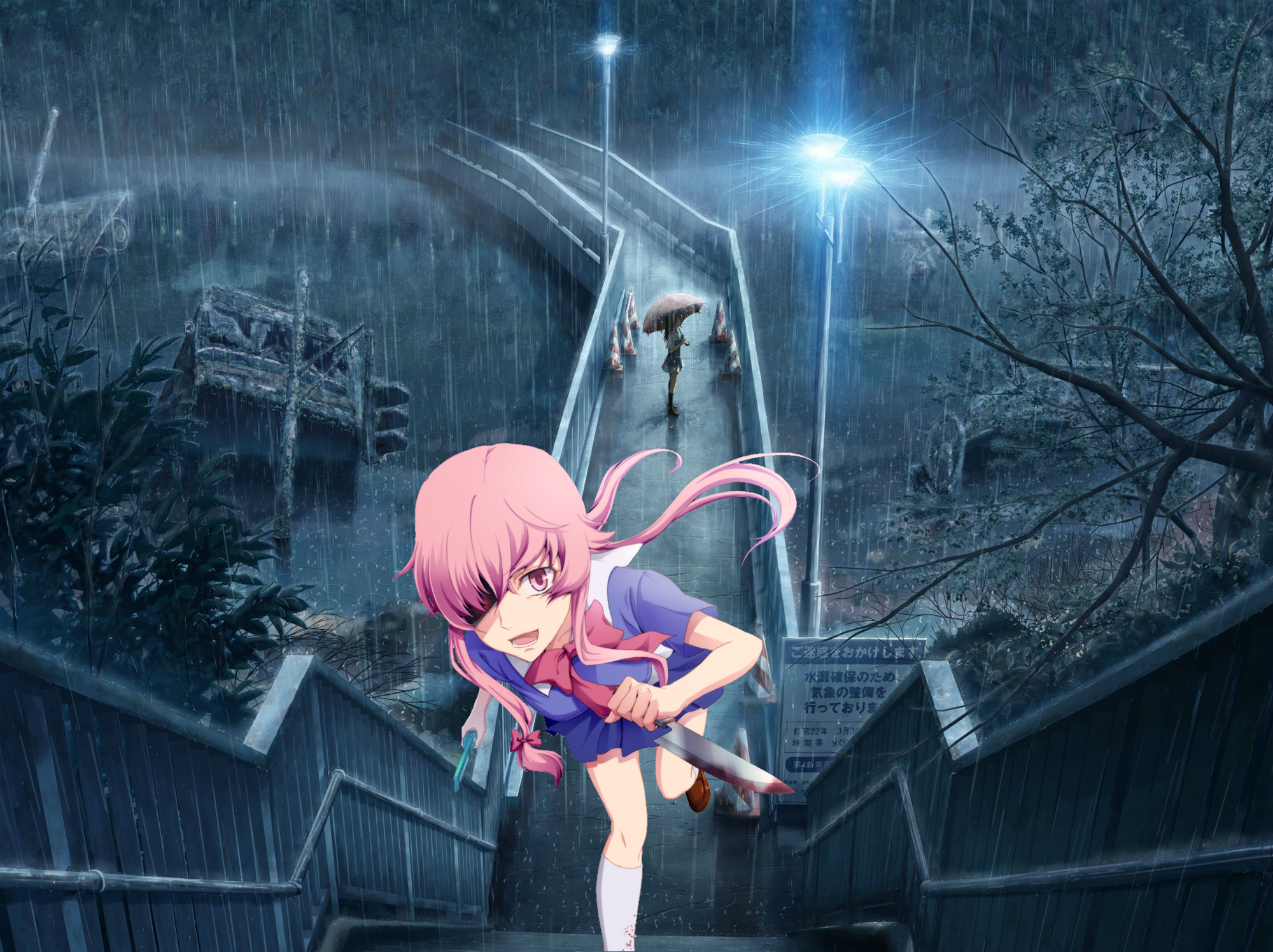 Yuno - Mirai Nikki Full HD Wallpaper and Background Image | 2000x1496