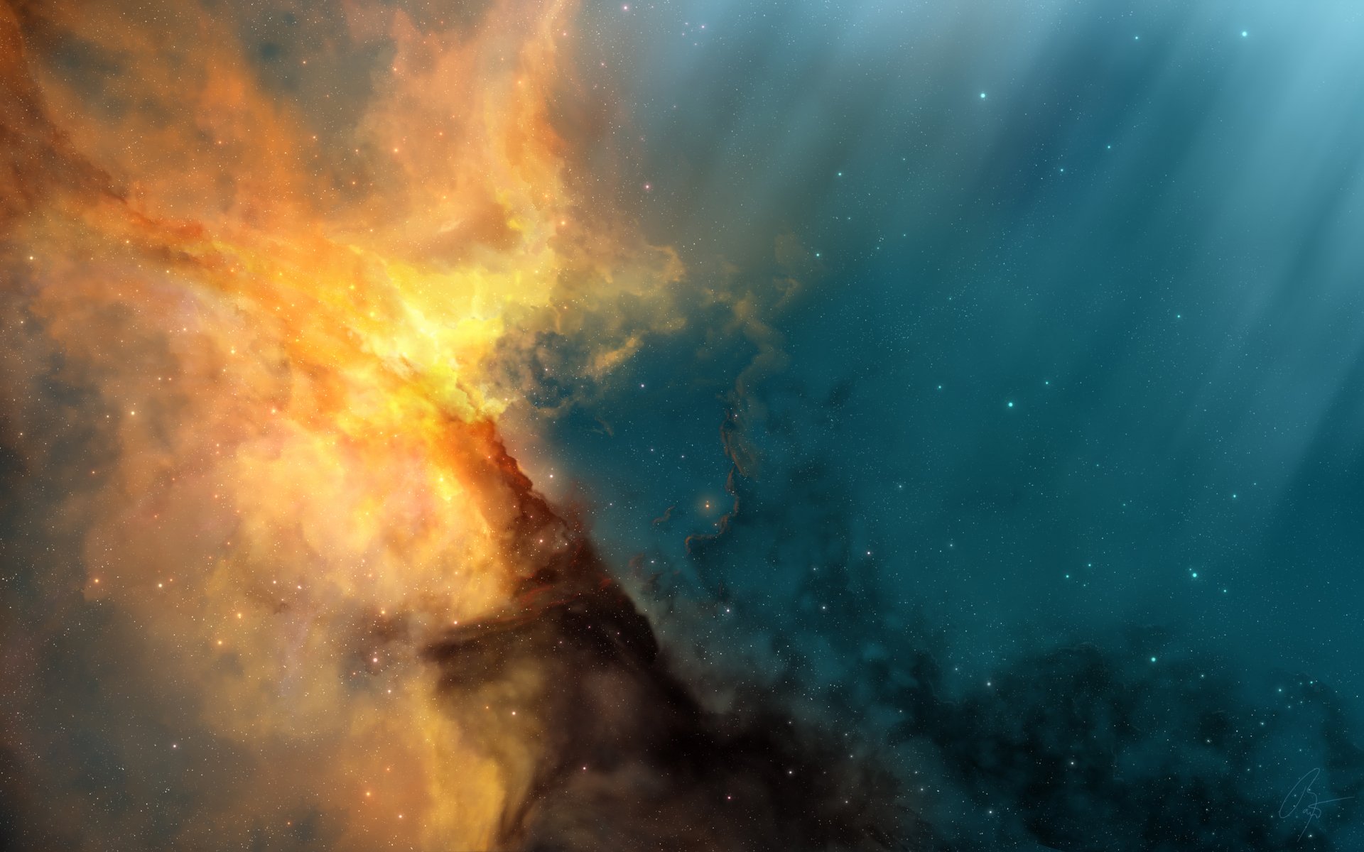 Download Sci Fi Nebula HD Wallpaper | 2560x1600 | Wallpaper Abyss