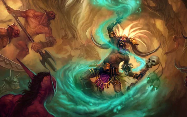 Witch Doctor (Diablo III) video game Diablo III HD Desktop Wallpaper | Background Image
