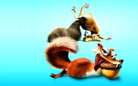 Scrat (Ice Age) Ice Age movie Ice Age: Dawn of the Dinosaurs HD Desktop Wallpaper | Background Image