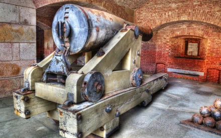 man made cannon HD Desktop Wallpaper | Background Image