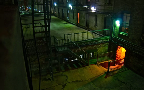 man made alley HD Desktop Wallpaper | Background Image