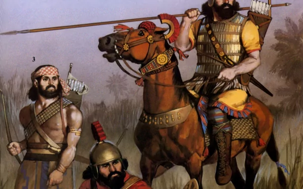 Assyrian Soldier military historic HD Desktop Wallpaper | Background Image