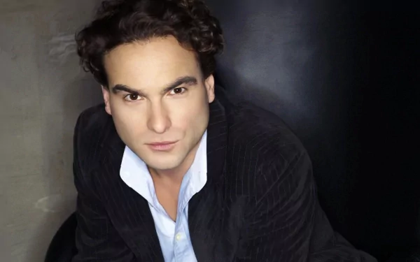American actor face Celebrity Johnny Galecki HD Desktop Wallpaper | Background Image