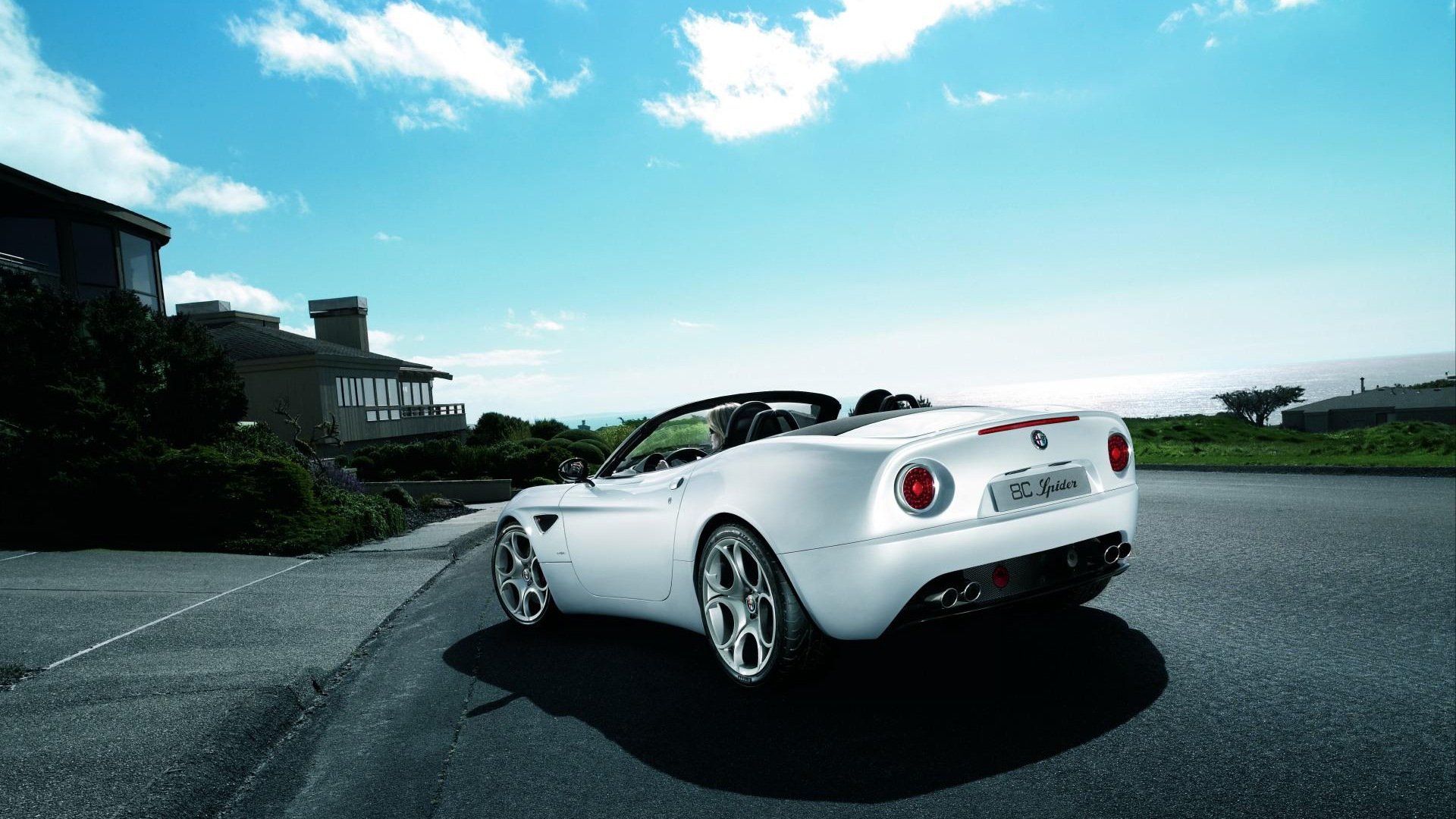 Download Vehicle Alfa Romeo 8C Spider HD Wallpaper