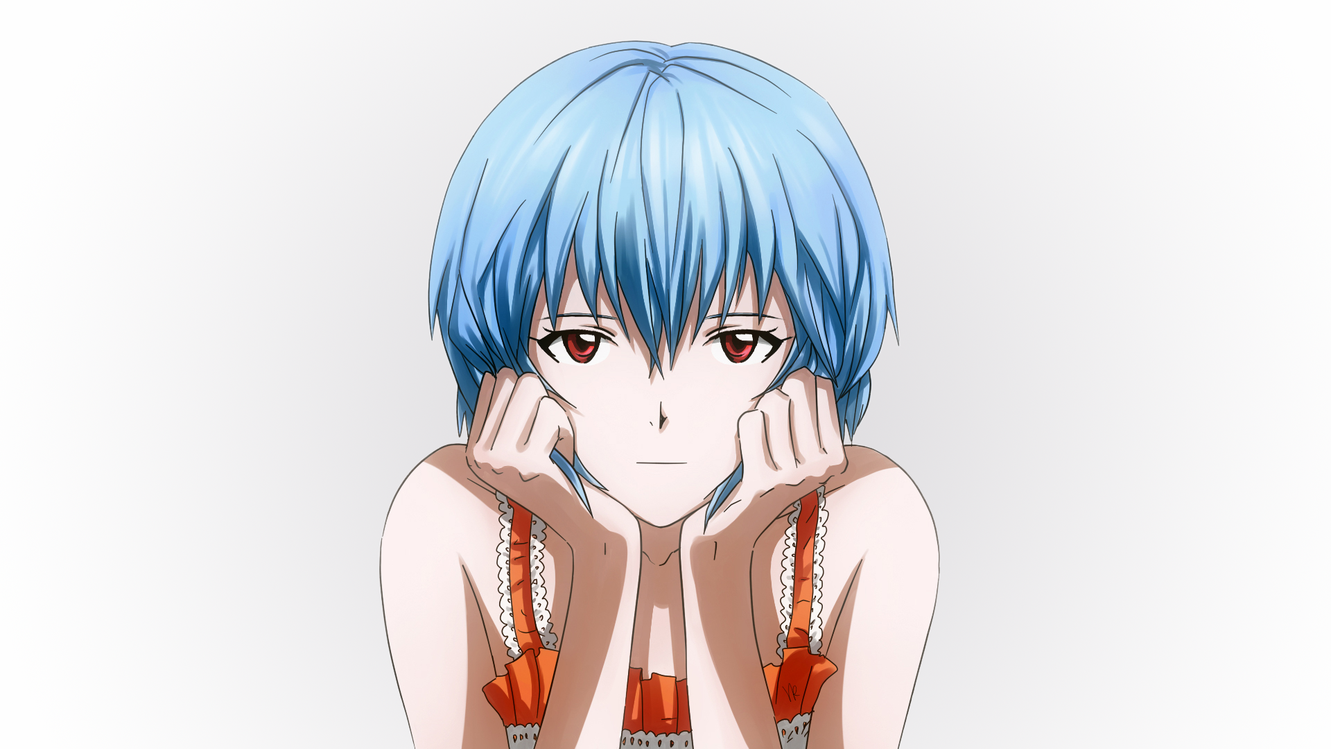 evangelion rei smile