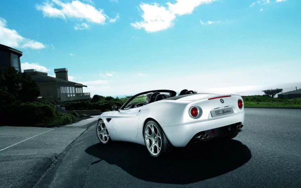 vehicle Alfa Romeo 8C Spider HD Desktop Wallpaper | Background Image