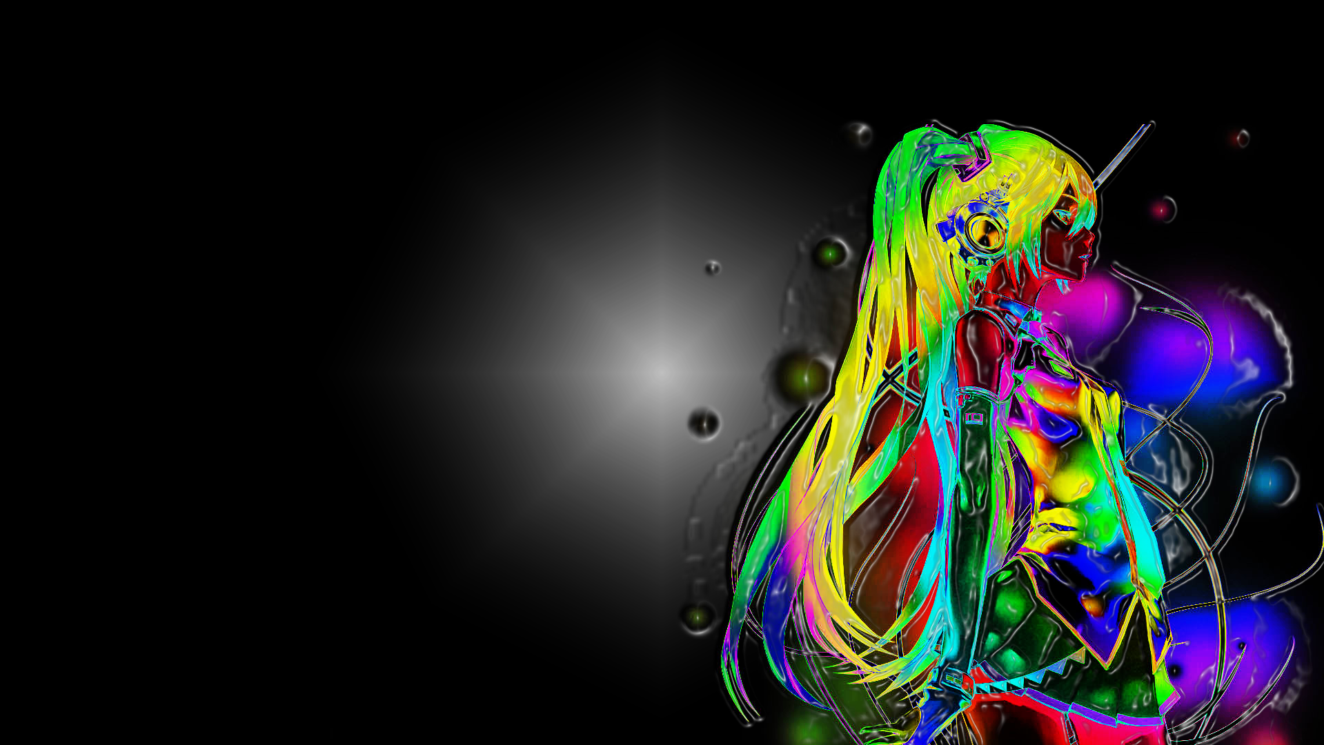 Anime Neon in 3D Wallpaper and Background  1919x1080  ID:400677