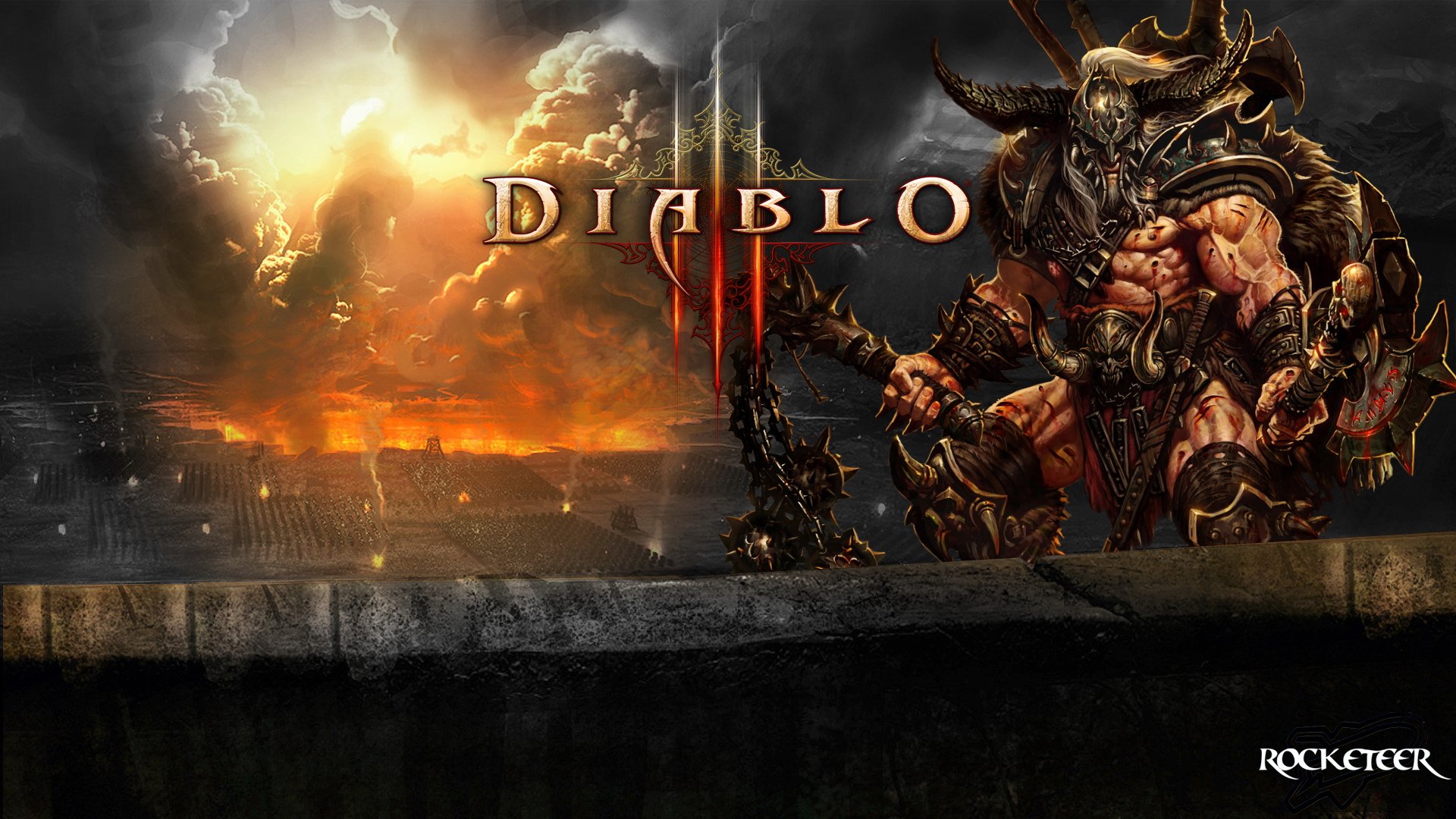 Download Barbarian (Diablo III) Video Game Diablo III HD Wallpaper