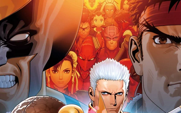 Clint Barton Chun-Li (Street Fighter) Hawkeye Ryu (Street Fighter) Storm (Marvel Comics) Wolverine video game Ultimate Marvel vs. Capcom 3 HD Desktop Wallpaper | Background Image