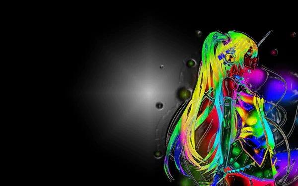  Anime Neon in 3D