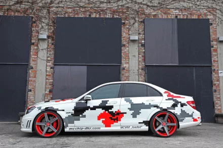 vehicle Mercedes-Benz C63 HD Desktop Wallpaper | Background Image