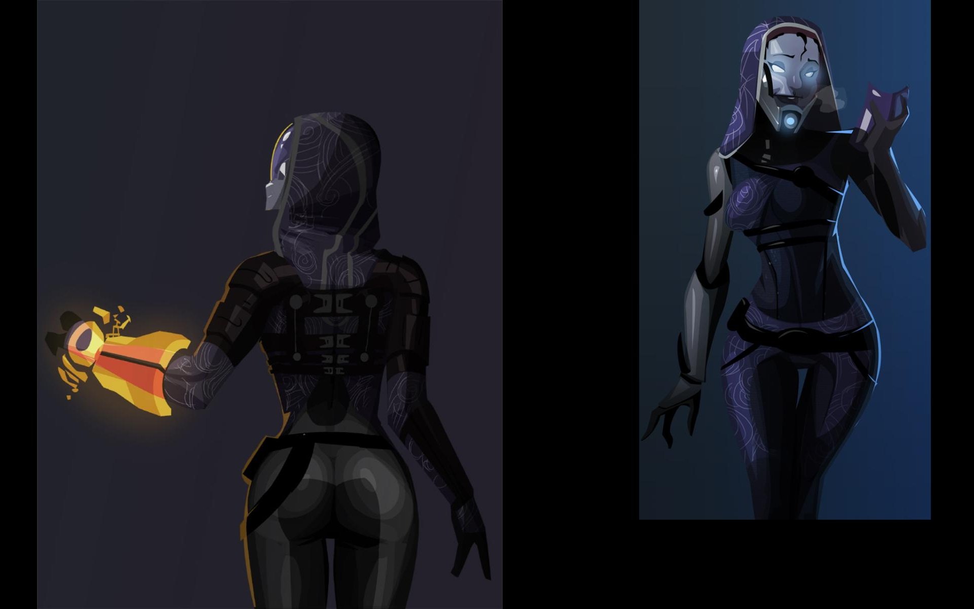 Download Tali'Zorah Video Game Mass Effect HD Wallpaper